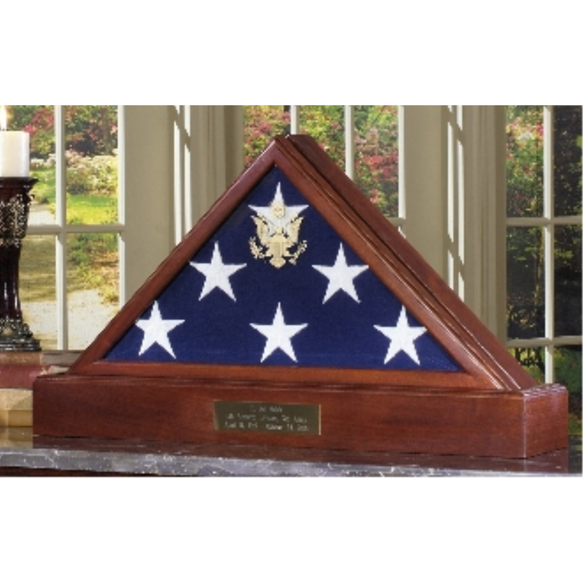 Flag display cases with certificate holder Walmart com