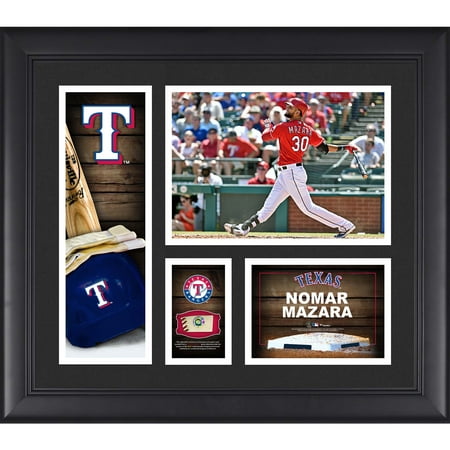 Nomar Mazara Texas Rangers Fanatics Authentic Framed 15