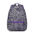 thumbnail image 1 of Exotic Paisley Artwork School Backpack Durable and Comfortable Bohemian Vintage Floral Students Backpack with Retro and Abstract Pattern, 1 of 6