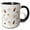 Black/White, variant on 3drose, Autumn Pattern of Oak Leaves, Acorns, Plants. Brown and Beige Colors, 11oz Magic Transforming Mug