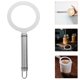 thumbnail image 4 of Anillo de soplado para borde de taza de leche de acero inoxidable, cubierta protectora, junta para té con leche para preparar té con leche casero., 4 of 8