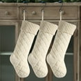 thumbnail image 2 of Cheapark 3-Piece 18 Inch Christmas Santa Stockings - Hanging Socks for Tree Decor, Candy Gift Bags for Holiday Parties & Family Home Ambiance, 2 of 7