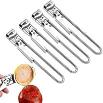 Adjustable Stainless Steel Jar Opener, Master Jar & Bottle Opener, Kitchen Gadgets Gripper Tight Lid Opener, for Seniors Arthritis Openers (4Pcs, 7.48In)
