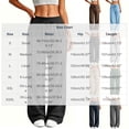 thumbnail image 4 of UKHCCC Women's Plus Wide Leg Sweatpants for Women High Waist with Elastic Drawstring Casual Pants Flowy Lounge Trousers Soft Cotton Cozy Loungewear Joggers S-3XL, 4 of 9