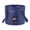 Dark Blue 12L, variant on Foldable Fishing Bucket Water Container Folding Camping Wash Basins for Outdoor Fishing Car Washing Fishing Fish Bag
