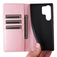 thumbnail image 5 of for Samsung Galaxy S25 Ultra Wallet Case, PU Leather + TPU, Magnetic Card Holder with Kickstand, Shockproof Full Body Protective Flip Cover, Classic Design for Galaxy S25 Ultra Men Women, Rosegold, 5 of 6