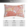 thumbnail image 2 of Pofeuu Corals Print Polyester Microfiber Plush Pillowcases, Super Soft and Cozy Pillow Case Covers with Envelop Closure（Pillow core not included）-16"x24", 2 of 6
