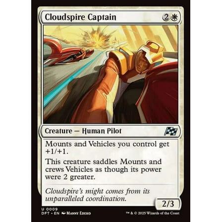 MtG Aetherdrift Uncommon Cloudspire Captain #9