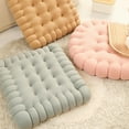 thumbnail image 6 of Indoor Outdoor Chair Cushion, Fabric Textured Chair Pads, Cushions for Chair Seat, for Dining, Patio, Picnic, Soft Comfortable Kitchen Dining Chairs Cushion, 1Pc, Multicolor(Beige,19.7x15.7"), 6 of 9