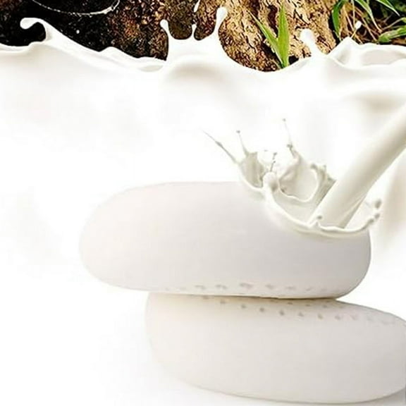 1Pc Natural Latex Neck Pillow Neck Pillow U Shaped Neck Pillow Case White Throw for Bed Plane Pillow