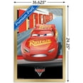 thumbnail image 3 of Disney Pixar Cars 3 - Lightning Wall Poster, 14.725" x 22.375", Framed, 3 of 3