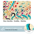 thumbnail image 2 of Note Non-Slip Machine Washable Polyester Kitchen Mat Indoor Rug Kitchen Rug, 2 of 6