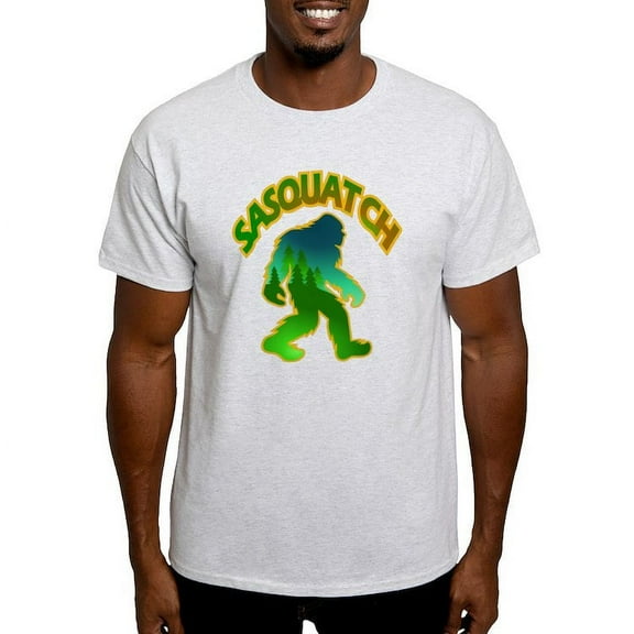 CafePress - Sasquatch Forest Scene T Shirt - Light T-Shirt - CP