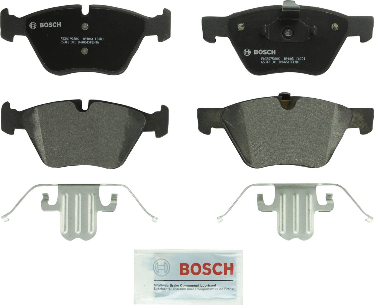 Bosch BP1061 QuietCast Semi-Metallic Brake Pads