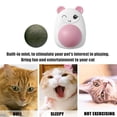 thumbnail image 3 of Bola de hierba gatera de plástico reemplazable giratoria para suministros de salud para mascotas hámster rosa Ndcxsfigh Libre de BPA, 3 of 7