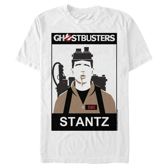 Men's Ghostbusters Stantz 2D Cell Shade  Graphic Tee White Medium