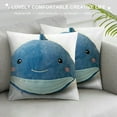 thumbnail image 3 of Very Soft Blue Whale Shark Hugging Pillow Plush Doll Fish Plush Toy Stuffed Animals, 3 of 5
