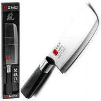 Sekiryu Japanese Style Kitchen Nakiri Knife For Peeling and Shaving Vegetables Stainless Steel 11.6 inch (Blade: 6.6 inch) Made in Japan