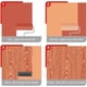thumbnail image 4 of 5Pcs Wood Graining Tool Rubber Wood Grain Roller Tool Reusable Grain Pattern Painting Tool for DIY, 4 of 5