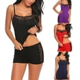 thumbnail image 1 of 2pc Women Ladies Nightwear Pyjamas Pajamas Shorts Set Pjs Sleepwear Gift for Her, 1 of 5