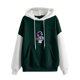 thumbnail image 1 of Sudadera Para Mujer Sudaderas Con Cuello Redondo Moda Casual Impreso Blusa de Manga Larga Tops Sudadera Patchwork Con Capucha Odeerbi  ODB146018, 1 of 6