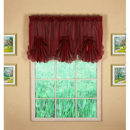 

Emelia Original Voile Fan Insert Burgundy 30 W X 40 L