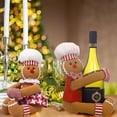 thumbnail image 3 of Gingerbread Man Christmas Tree Topper Decorations,Unique Funny Xmas Plush Stuffed Gingerbread Hugger Decor for Christmas Tree Wine Bottle Curtain Ornaments, 3 of 5