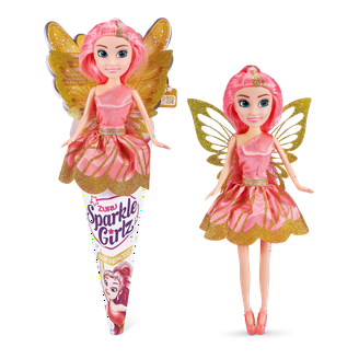 【crazyforWAN】Fairy Princess ZURU Sparkle Girlz Fairy Princess Doll, Poseable Design, Purple
