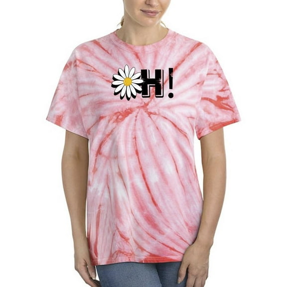 Oh Yellow Daisy Tie Dye Cyclone Women -Image by Shutterstock, Female Medium
