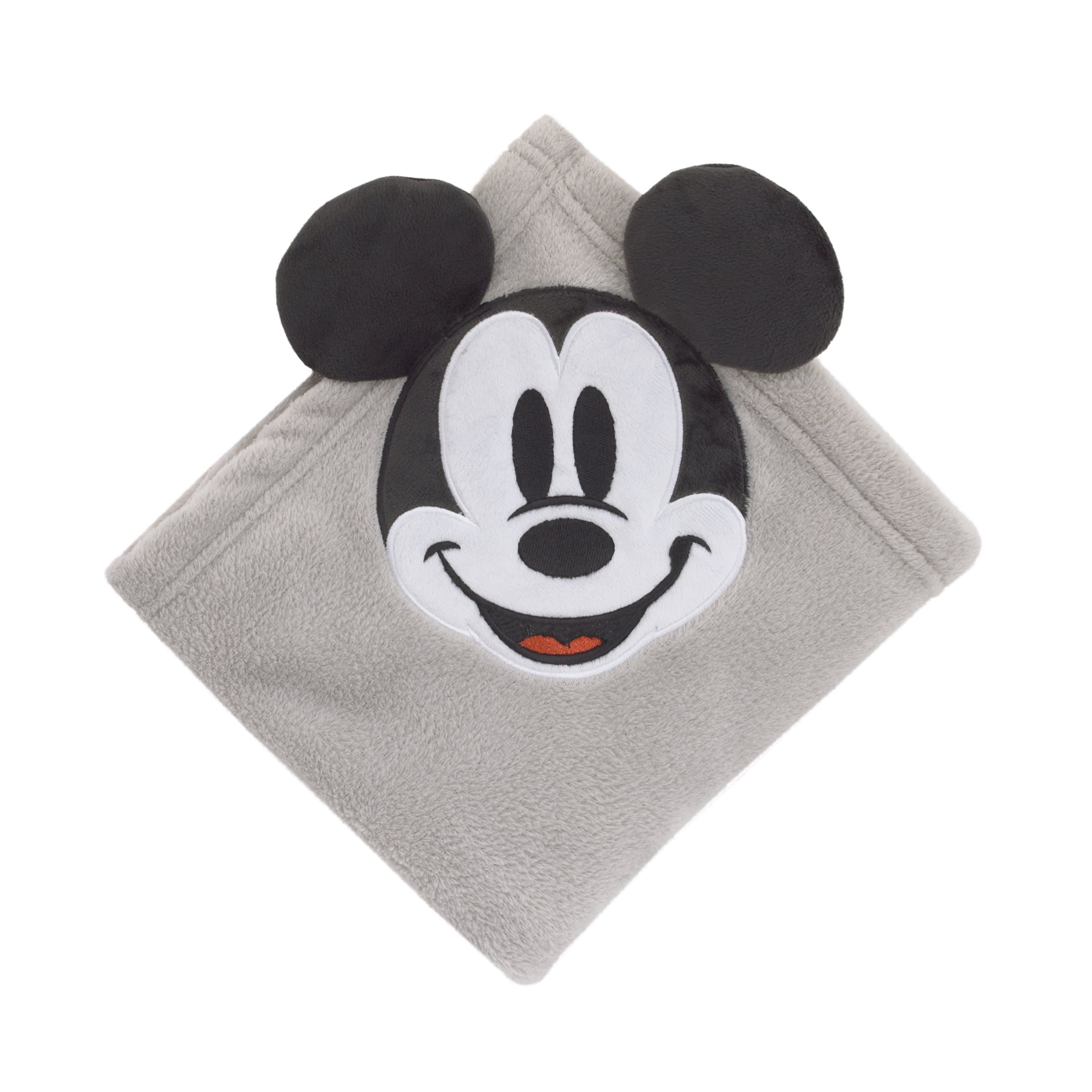 Disney Mickey Mouse Super Soft Corner Applique Baby Blanket With 3D Ears