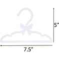 thumbnail image 3 of Doll Clothes Hangers for American 18" Dolls - Set of 12 White Butterfly Hangers - Coat Hangers, Holds Shirt, Pants, Skirt, 3 of 5
