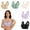 Black, variant on 5PC Play-tex 18 Hour Bras for Women Push-Up Strapless Lace Underwear With Thin Side Collection And Daily Bra