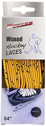 Proguard Plastic Tipped Waxed Hockey Lace Black Boxed 