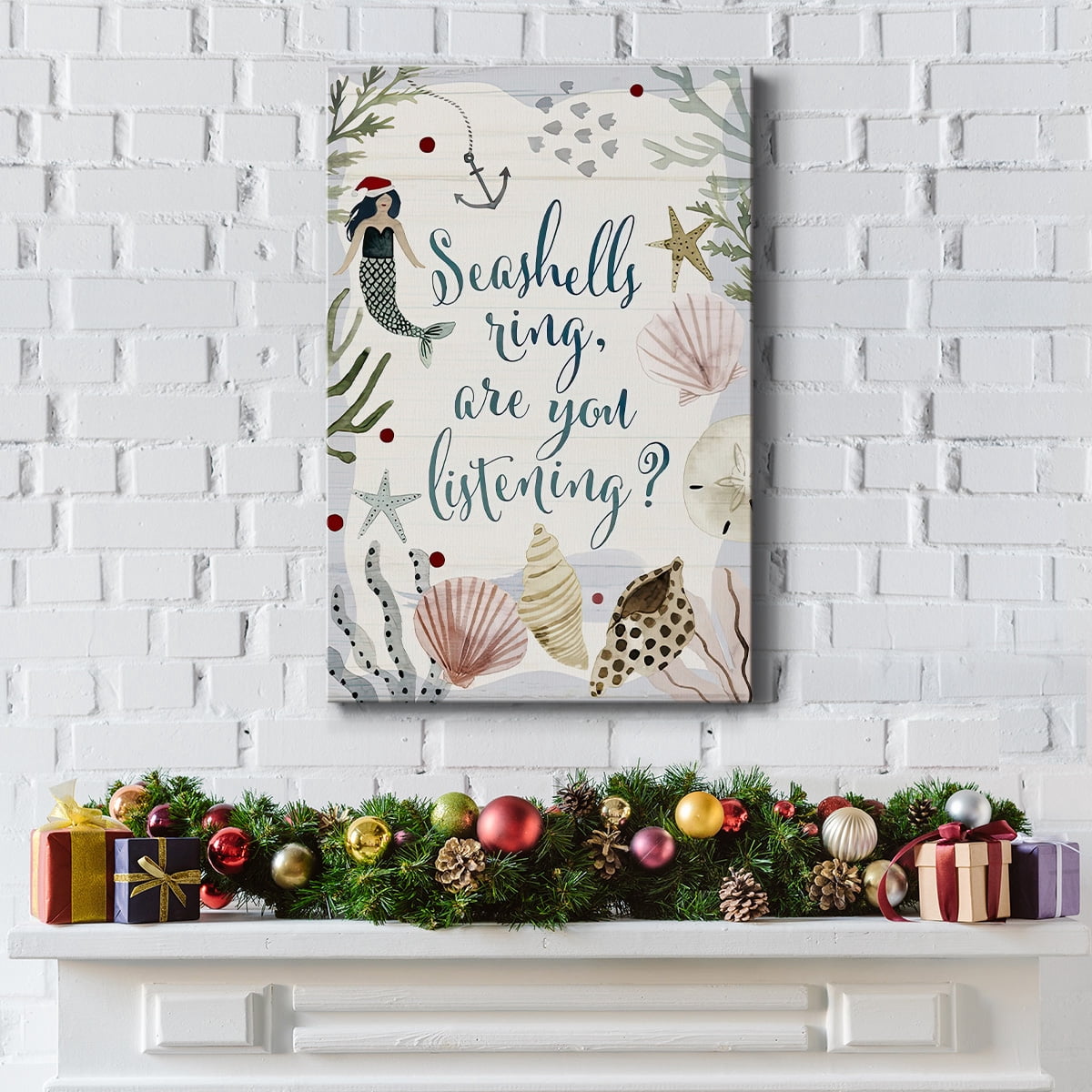 Sun-kissed Christmas Collection B- Gallery Wrapped Canvas