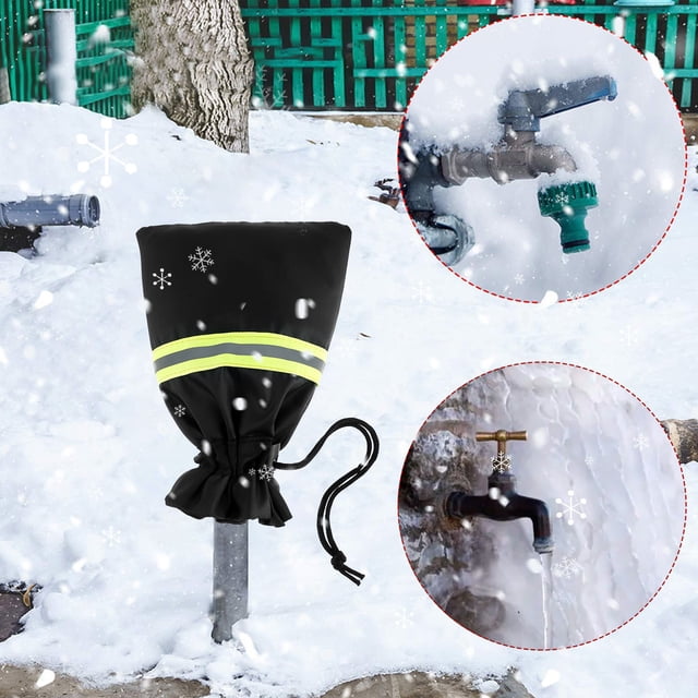 Ganfancp La Cubierta Del Grifo Al Aire Libre Se Utiliza para La Protección Anticongelante En Invierno. El Rociador de Agua Reutilizable Está Aislado y Envuelto. Grifo Ofertas de La Semana 1X Funda An