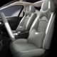 thumbnail image 2 of Fundas de asiento de coche universales de lujo de cuero PU de alta calidad para Ford Fiesta, Ford Focus mk3, Jaguar XE, Kia Stonic, fundas de asiento interiores, 2 of 5
