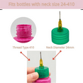 thumbnail image 2 of Precision Applicator Bottle Caps - Precision Tip Applicator Bottle Caps for 2 Ounce Acryli2Xk6108, 2 of 6