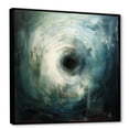 thumbnail image 2 of Designart "Abstract Stormy Vortex" Abstract Framed Wall Art - Transitional Blue Abstract Spirals Bedroom Framed Canvas Wall Art, 2 of 6