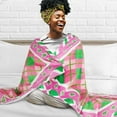 thumbnail image 3 of Sorority Gifts for Women Throw Blanket Women''s Empowerment Blankets Gifts Flannel Fleece Super Soft Warm and Cozy for Sofa Bed Couch Travel to My Girlfriend Blanket 50"x60", 3 of 6