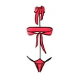 thumbnail image 3 of Trajes de baño de una pieza para mujer Traje de baño con estampado diario para mujer Traje de baño conservador de cuerpo unido Conjunto de dos piezas con falda de playa estampada, 3 of 3
