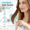 thumbnail image 2 of 2026 New Retractable Cushion Massage Comb Brush Self Cleaning White, 2 of 7