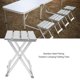 thumbnail image 4 of Silla Plegable Portátil ANGGREK con Asiento Plegable para Acampar y Pesca, 4 of 8