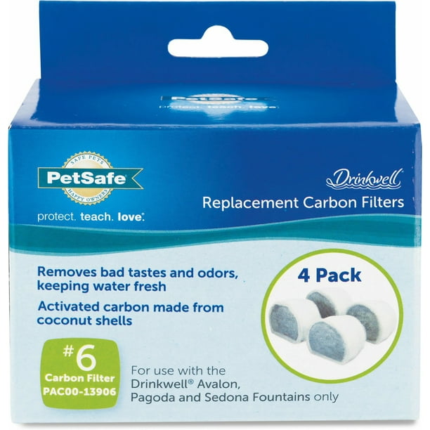 PetSafe Drinkwell Carbon Replacement Filter, Dog and Cat Water Fountain