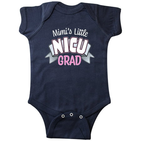 

Inktastic Mimi s Little Nicu Grad in Pink with Banner Gift Baby Boy or Baby Girl Bodysuit