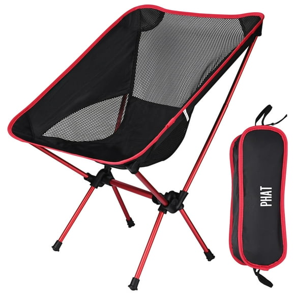 Chaise de Camping Portable, Chaise Pliante de Lune dans un Sac pour la Randonnée de Pique-Nique en Plein Air