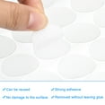 thumbnail image 4 of Puntos autoadhesivos, 750 pares 0.39" - Cintas redondas de gancho y bucle de tela de mezcla para el aula (transparente), 4 of 6