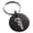 Black, variant on Stainless Steel Exalted Dragon Blade Engraved Small Medallion Circle Charm Keychain Keyring