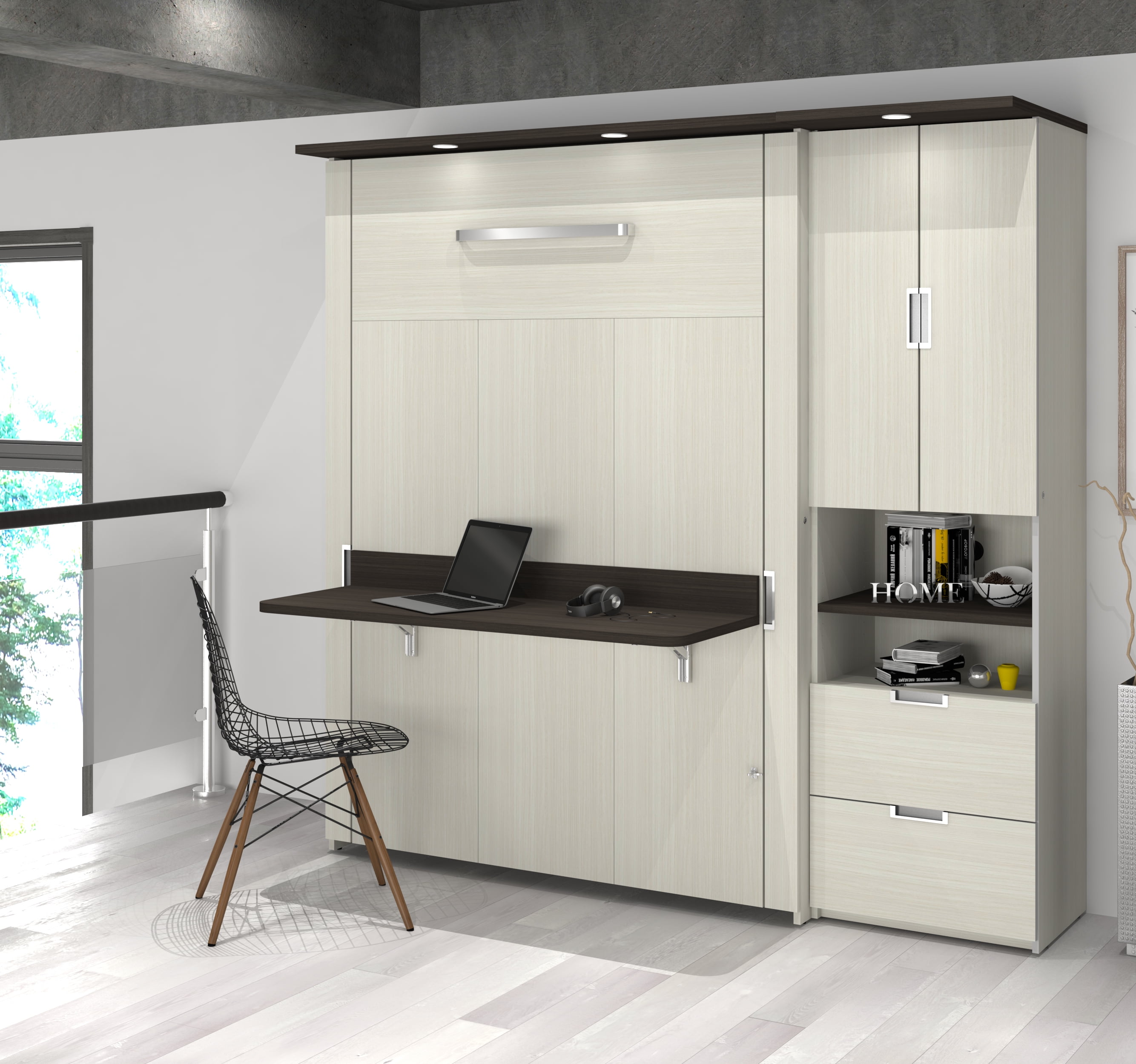 desk for bedroom with storage