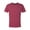 Cardinal, variant on Next Level - Unisex CVC T-Shirt - 6210 - Heather Maroon - Size: 2XL