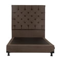 thumbnail image 2 of Box Base Cama Matrimonial + Cabecera Capri Chocolate, 2 of 8